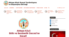 Desktop Screenshot of aktepeninsesi.org